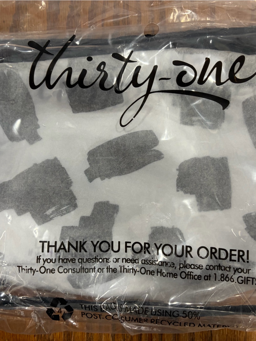 thirty-one clear make up bag / travel pouch